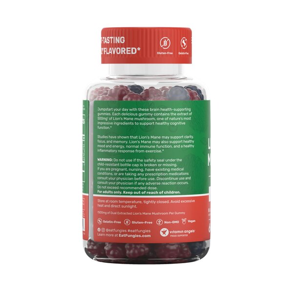 Fungies Lion's Mane Mushroom Gummies, 60 CT