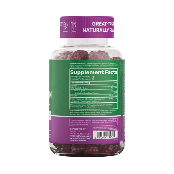 Fungies Reishi Mushroom Gummies, 60 CT