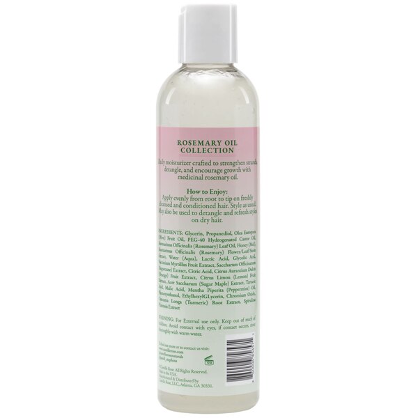 Camille Rose Rosemary Oil Strengthening Leave-In Conditioner. 8 OZ