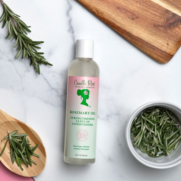 Camille Rose Rosemary Oil Strengthening Leave-In Conditioner. 8 OZ