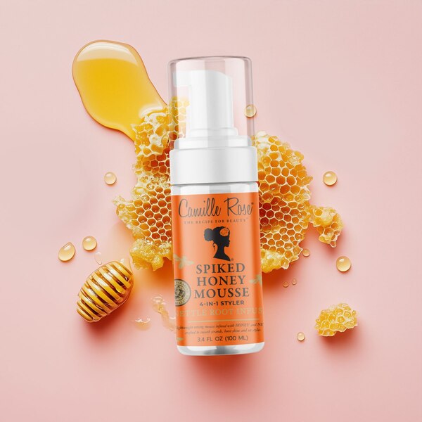 Camille Rose Spiked Honey Mousse 4-in-1 Styler, 3.4 OZ