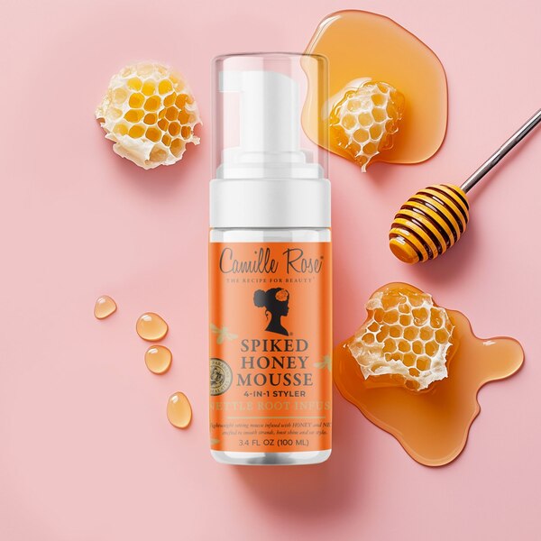 Camille Rose Spiked Honey Mousse 4-in-1 Styler, 3.4 OZ