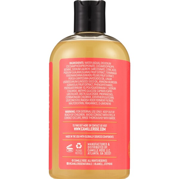 Camille Rose Guava Slip Shampoo, 12 OZ
