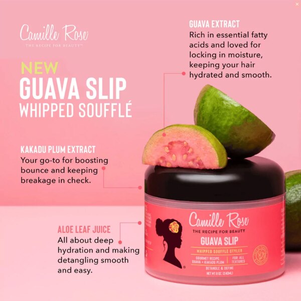 Camille Rose Guava Slip Souffle, 12 OZ