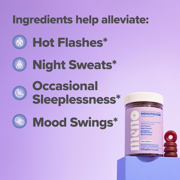 O Positiv Menopause Gummy Vitamins, 60 CT