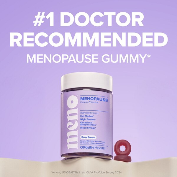 O Positiv Menopause Gummy Vitamins, 60 CT