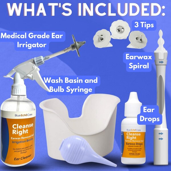 Cleanse Right- Ear Wax Removal Irrigation Kit