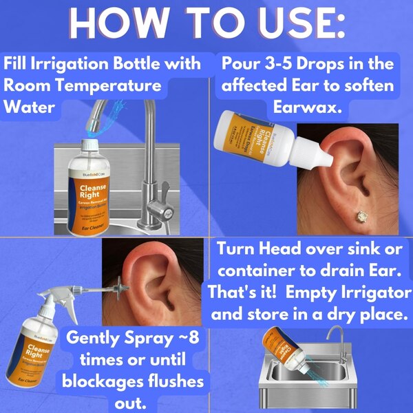 Cleanse Right- Ear Wax Removal Irrigation Kit