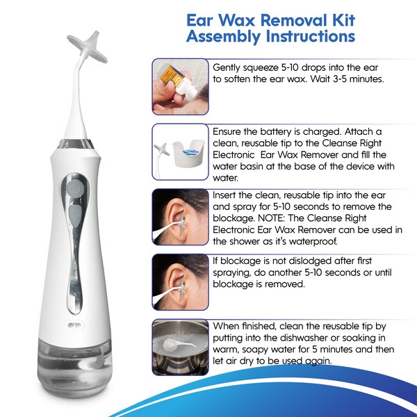 Cleanse Right Professional Electronic Ear Wax Remover