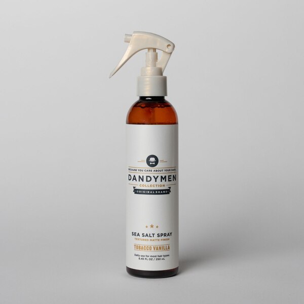 Dandymen Sea Salt Spray, Tobacco Vanilla, 8.45 OZ