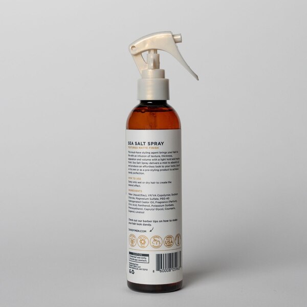 Dandymen Sea Salt Spray, Tobacco Vanilla, 8.45 OZ