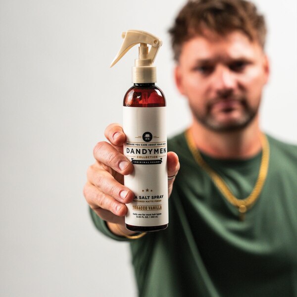 Dandymen Sea Salt Spray, Tobacco Vanilla, 8.45 OZ