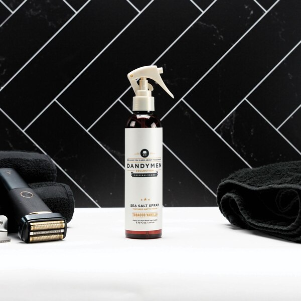 Dandymen Sea Salt Spray, Tobacco Vanilla, 8.45 OZ