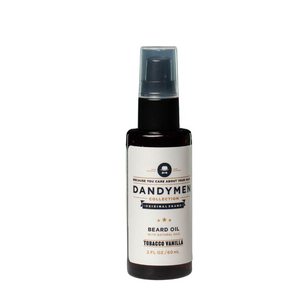 Dandymen Beard Oil, Tobacco Vanilla, 2 OZ