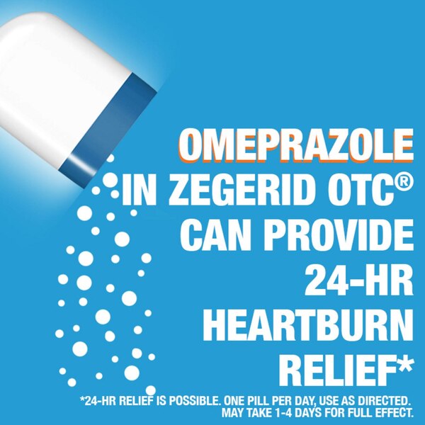 Zegerid OTC Heartburn Relief Capsules, 42 CT