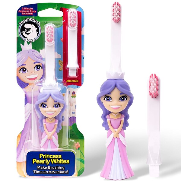 Toothbrush Toys Kids Toothbrush, Princess Pearly Whites, 1 CT