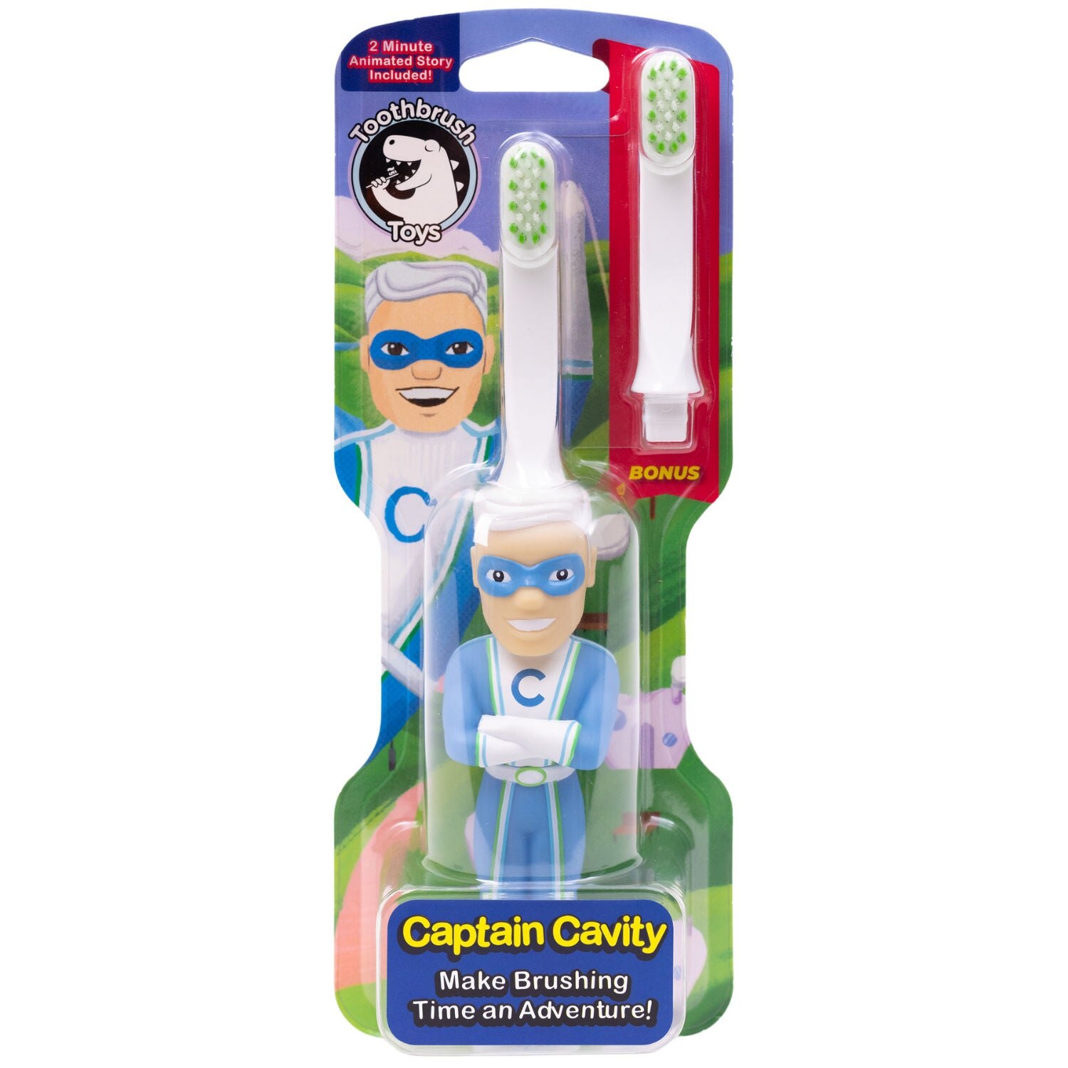 Toothbrush Toys Kids Toothbrush, Captain Cavity, 1 CT