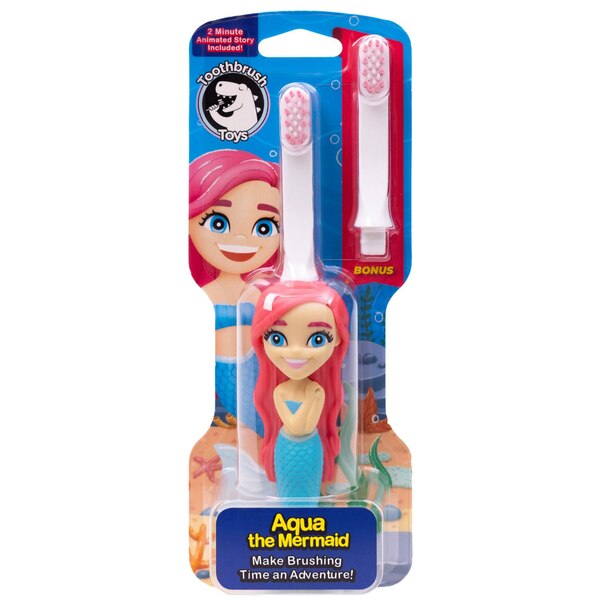 Toothbrush Toys Kids Toothbrush, Aqua the Mermaid, 1 CT
