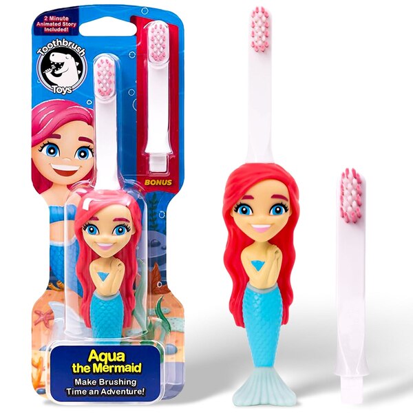 Toothbrush Toys Kids Toothbrush, Aqua the Mermaid, 1 CT