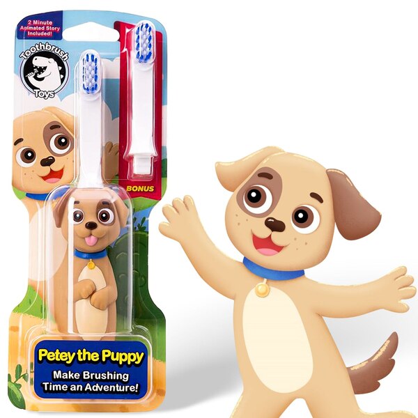 Toothbrush Toys Kids Toothbrush, Pete the Puppy Dog, 1 CT
