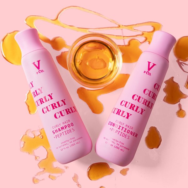 V&Co Curly Hair Shampoo, 12 OZ