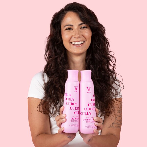 V&Co Curly Hair Shampoo, 12 OZ