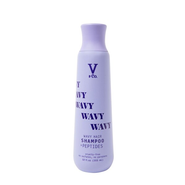 V&Co Wavy Hair Shampoo, 12 OZ