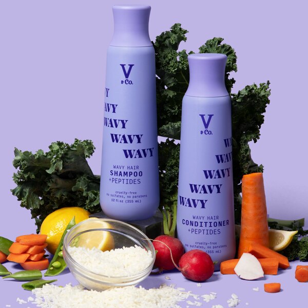 V&Co Wavy Hair Shampoo, 12 OZ