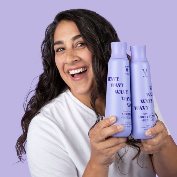V&Co Wavy Hair Conditioner, 12 OZ