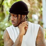 YGN Men's Halo T-Shirt Turban, Black, thumbnail image