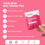 Fomin Full Body Deodorant Wipes, Patchouli Blossom, 15 CT, thumbnail image