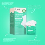 Fomin Full Body Deodorant Wipes, Coastal Breeze, 15 CT, thumbnail image