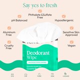 Fomin Full Body Deodorant Wipes, Coastal Breeze, 15 CT, thumbnail image