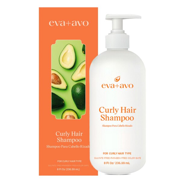 Eva + Avo Curly Hair Shampoo, 8 OZ