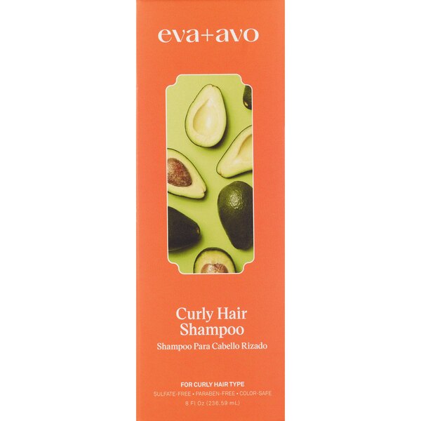 Eva + Avo Curly Hair Shampoo, 8 OZ
