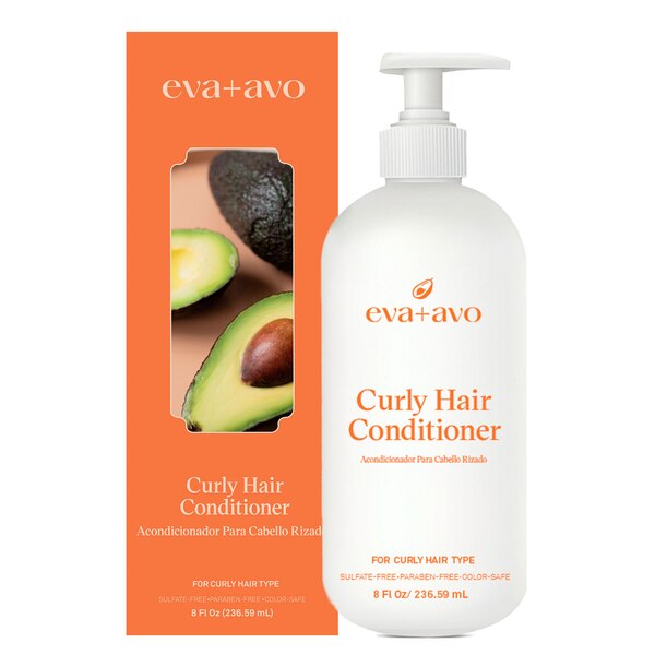 Eva + Avo Curly Hair Conditioner, 8 OZ 