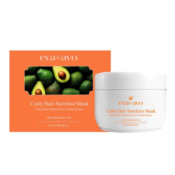 Eva + Avo Curly Hair Nutritive Mask, 8 OZ