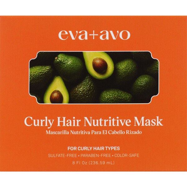 Eva + Avo Curly Hair Nutritive Mask, 8 OZ