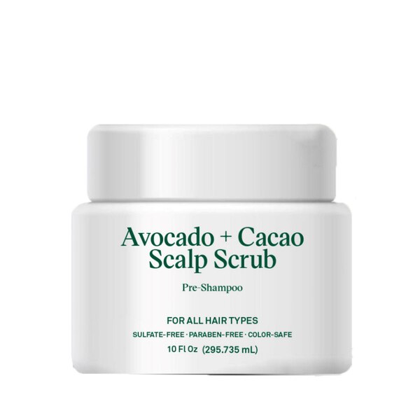 Eva + Avo Avacado & Cacao Scalp Scrub, 10 OZ