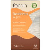 FOMIN Whole Body Deodorant Wipes, 15 CT, thumbnail image