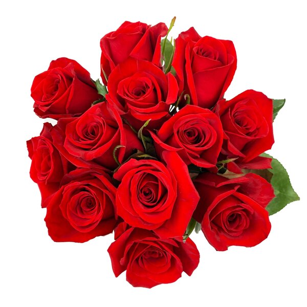 Fresh Rose Flower Bouquet, Assorted Colors