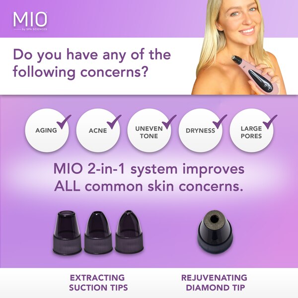 Spa Sciences MIO Diamond Microdermabrasion & Pore Extraction Skin Resurfacing System
