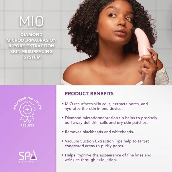 Spa Sciences MIO Diamond Microdermabrasion & Pore Extraction Skin Resurfacing System