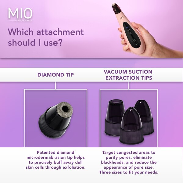 Spa Sciences MIO Diamond Microdermabrasion & Pore Extraction Skin Resurfacing System