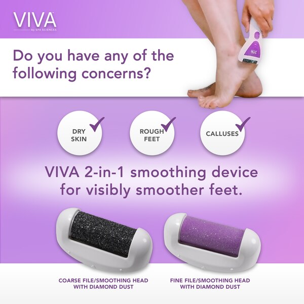 Spa Sciences VIVA Advanced Pedicure Foot Smoothing System