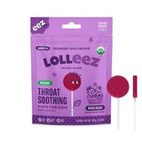 Lolleez Organic Throat Soothing Lollipops for Kids, Mixed Berry, 15 CT, thumbnail image