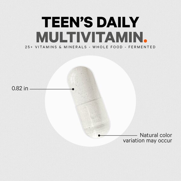 Codeage Teen Fermented Multivitamin Capsules, 60 CT