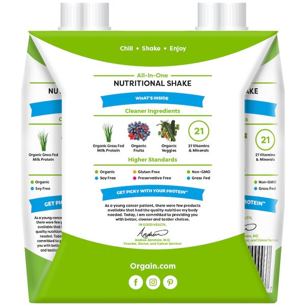 Orgain Organic Nutritional Shakes