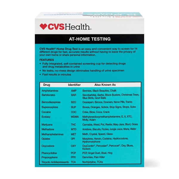 CVS Health Home Drug Test Kit, 14 Drugs