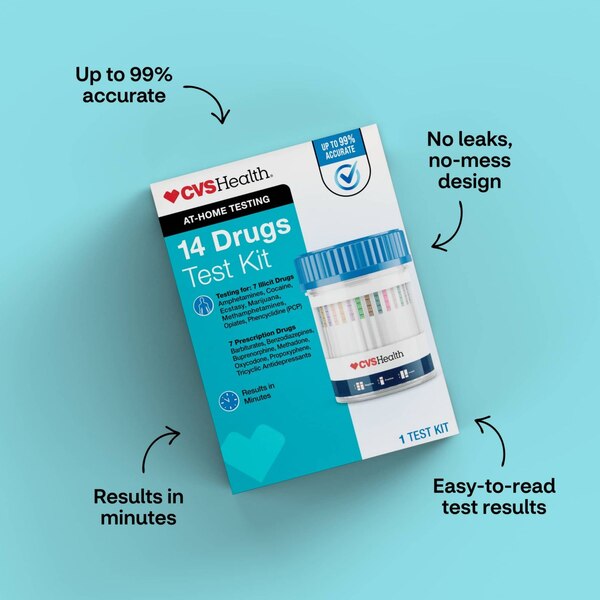 CVS Health Home Drug Test Kit, 14 Drugs